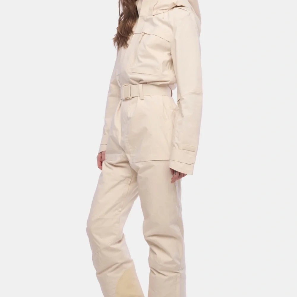 Halfdays Oat Milk Off White Murphy Ski One Piece Jumpsuit size Medium Short - Picture 2 of 14